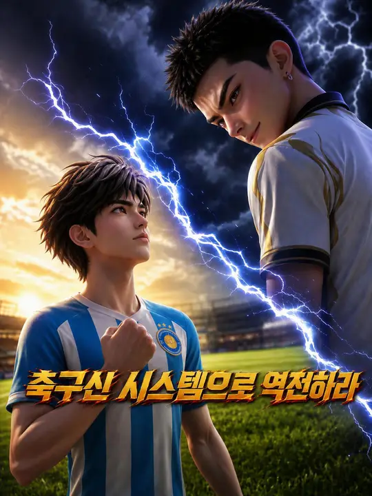 축구신 시스템으로 역전하라 포스터