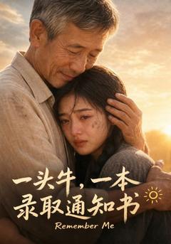 一头牛，一本录取通知书海报